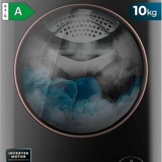 Frontlader-Waschmaschine 10 kg Bolero Dresscode 10610 Inverter Steel A, 2000 W, Inverter Plus Motor