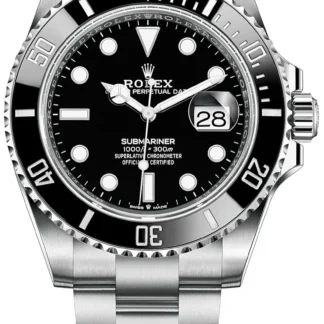 Rolex Submariner 41mm Stainless Steel Date Watch - Black Dial (1:1 Replik)
